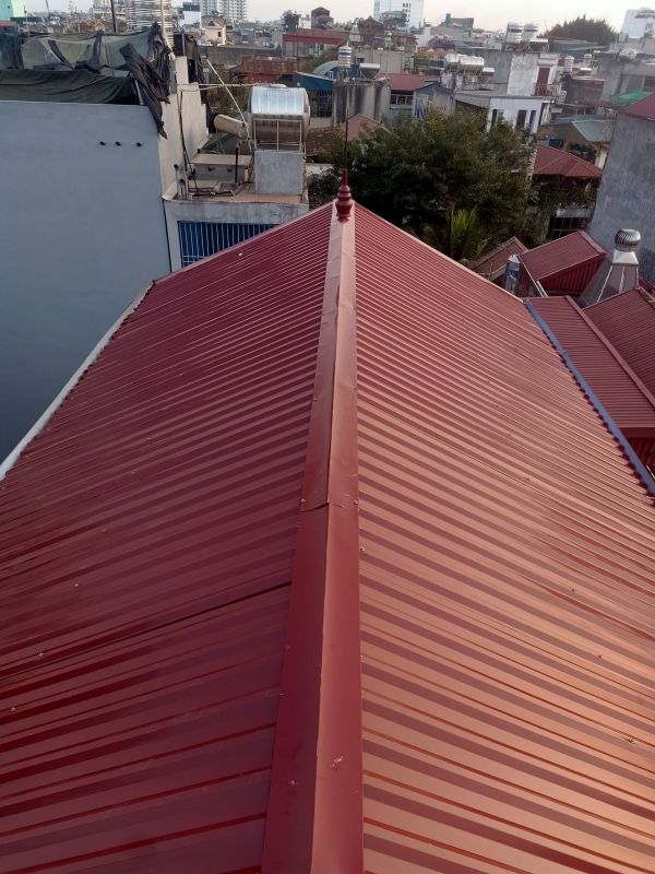 hoàn thiện sửa mái tôn tại minh phát group