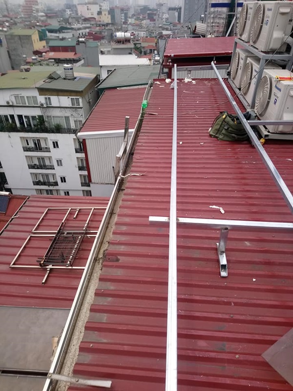 thi công chống dột mái tôn